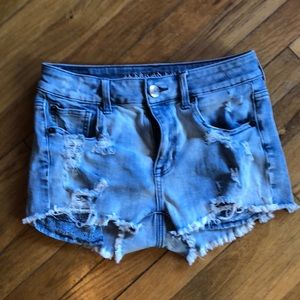 🌸American Eagle High Rise Shortie Denim Shorts 🌸